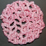 Medium Pink Hair Bun Nets Imported