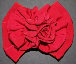 Red Hair Bow Barrette