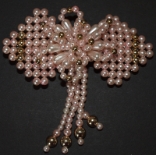 Small Pink Pearl Hair Barrette