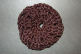 Black (Natural Bamboo) Crocheted Hair Bun Cover Blocked (SKU: HBC-NATBLB001)