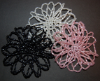 Seed Beaded Hair Bun Covers