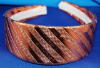 Copper Striped Girls Headband (SKU: HB-004)