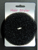 Black Hair Bun Shaper Hair Rat (SKU: HBRATBLACK)