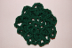 Green (HUNTER) Crocheted Hair Bun Cover - Scolloped (SKU: HBC-A4HGRNS001)