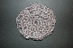 Light Grey Crocheted Hair Bun Cover Blocked (SKU: HBC-4ALTGRYB001)