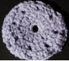 Lilac Sparkle Crocheted Hair Bun Cover-Blocked (SKU: HBC-A4LIB001)