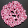 Pink Mini Ribbon Hair Bun Nets Imported (SKU: HBN-MINIPINK001)