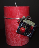 Soy Pillar Candle Pomergranate (SKU: JCN-SOYPOM)