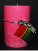 Soy Pillar Candle Watermelon (SKU: JCN-SOYWAT)