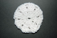 White Crocheted Hair Bun Cover-Blocked (SKU: HBC-A4WB001)